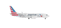 Herpa Wings American Airlines Boeing 737-800 "100 Years" - N840NN