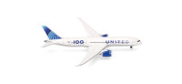 Herpa Wings  	United Airlines Boeing 787-9 Dreamliner "100 Years" - N61101