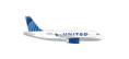 Herpa Wings  United Airlines Airbus A319  N877UA