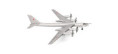 Herpa Wings Soviet Air Forces Tupolev TU-95MS - 1226th Heavy Bomber Aviation Regiment , Chagan Air Base, Kazakh SSR 47red