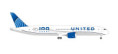 Herpa Wings United Airlines Boeing 787-9 Dreamliner "100 Years" – N61101