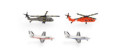 Herpa Wings Helikopter und Bizjet Set (2+2)
