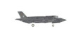 Herpa Wings Luftwaffe Lockheed Martin F-35A Lightning II - "Taktisches Ausbildungskommando" USA, Ebbing ANG Base - 35+01